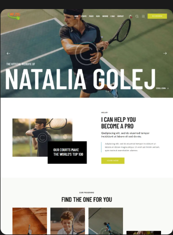Ukážka webu NataliaGolej.sk