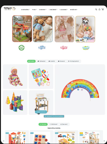 Ukážka webu TimiToys.sk